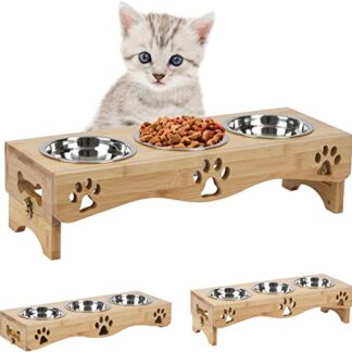 Platos para gatos con mesa