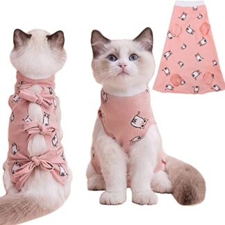 Ropa para gatos tono rosado